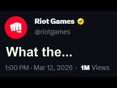Riot made a MISTAKE...