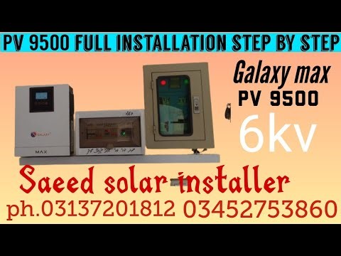 Pv 9500 full installation step by step 🌝👑