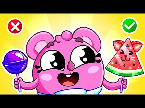 Healthy Sweets for Kids Song 🍭 Yummy Juice and Ice Cream 🤭 Funny Cartoons & Nursery Rhymes