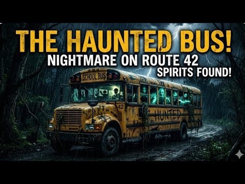 Haunted bus Bus route no. 42 Haunted night Scary 😱 night