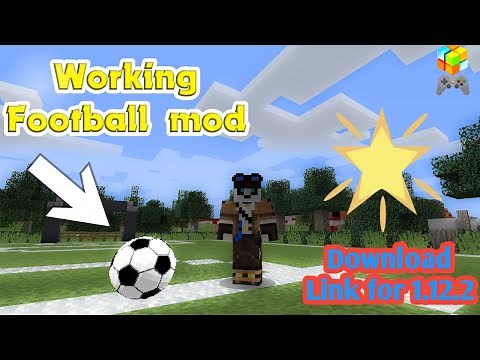 Football mod for Minecraft 1.12.2 | Mrcrayfish's soccer mod |check desc download link and server use