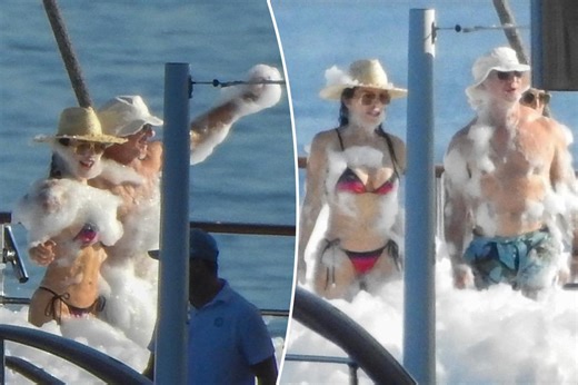 Jeff Bezos and Lauren Sánchez throw lavish foam party on $500M superyacht ahead of nuptials