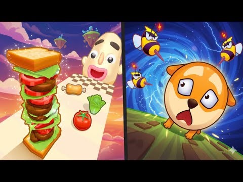 SANDWICH RUNNER vs SAVE BALLS - New Levels UPDATED Double Mobile gameplay (Android/ios)