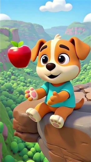 🐉 O Dragão Salvou a Maçã do Otto! 🍎🥹 | #short #infantil