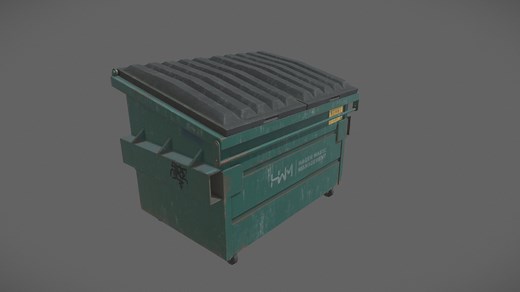 Dumpster - Download Free 3D model by George Hager (@adjective.george)