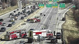 Woman dies after ejected from vehicle on I-90 East in Cleveland crash