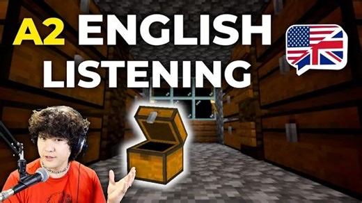 【我的世界中文字幕】造一个箱子-慢速英语Learn English with Minecraft Hardcore #5 - Building a Chest