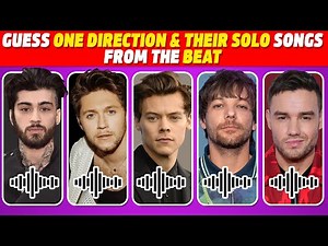 Guess One direction & their solo songs from the beat | One direction quiz 2025 | Directioners quiz