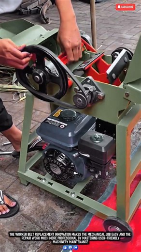 Worker Belt Replacement Innovation Makes Maintenance Job Easy Work