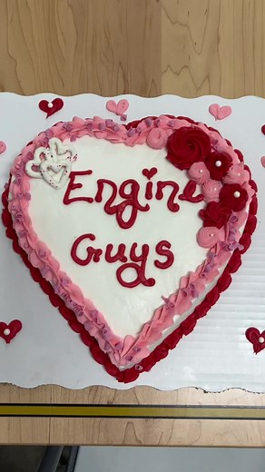 Engine Cake #FireDeptCoffee #valentinesday #valentinetok