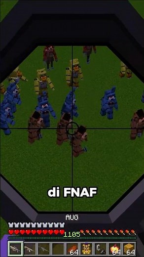 FNAF's ANIMATRONICS vs. MINECRAFT's SECURE BASE