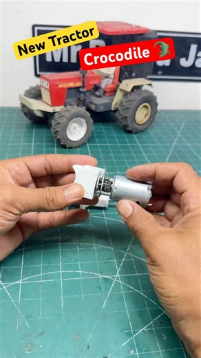 Diy Rc Tractor Crocodile work start very powerful tractor #video