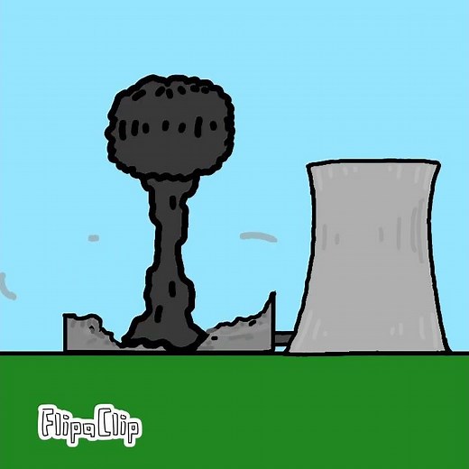 Nuclear Power Plant Meltdown #animation#explosion