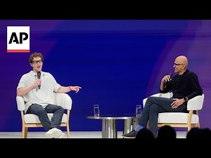 Meta launches AI app, Zuckerberg chats with Microsoft's Satya Nadella at conference