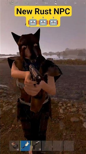 I found one of the new NPC's in Rust #rust #solorust #shorts #aloneintokyo