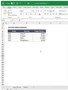 Belajar Excel - Cara Mengaktifkan Fitur Camera di Microsoft Excel