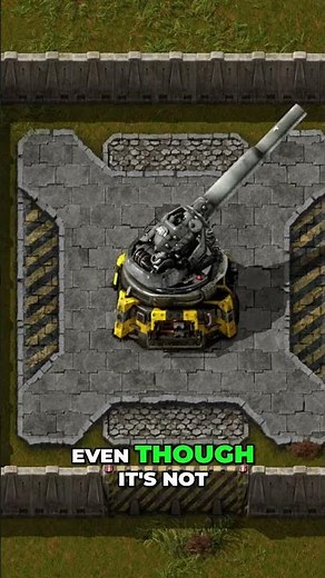 Factorio: Automating Bug Elimination With Artillery! #shorts