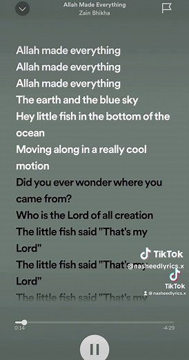 Allah Made everything- Repost #everything #nasheed #zainbhikha #islamicfypシ #xzycba #foryou #fyp #nasheedlyricsx