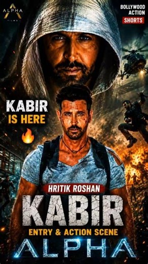 Hrithik Roshan's Most Savage Entry in Alpha 🔥 | Kabir Entry & Action Scene #alpha