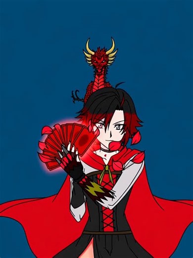 Ruby summon rose dragon (I know I try)