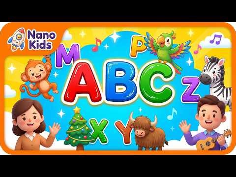 ABC Phonics Song for Kids | A to Z Alphabet Rhymes | Nano Kids Learning