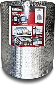DD24100 Double Reflective Air, Polyethylene Insulation Roll, (2 ft x 100 ft), Sound Reduction, Easy Installation, for Attics, Exterior and Interior Walls, Garage Ceilings, and More