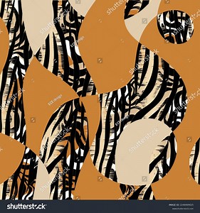 Abstract Striped Animal Skin Pattern Vector Stock Vector (Royalty Free) 2248469025 | Shutterstock