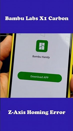 Bambu Labs X1 Carbon - Z-axis Homing Error - SOLVED