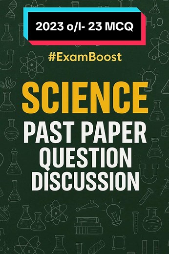 2023 O/L Chemistry MCQ Breakdown and Explanation