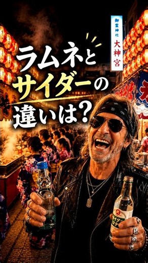 ラムネとサイダーの違いは？