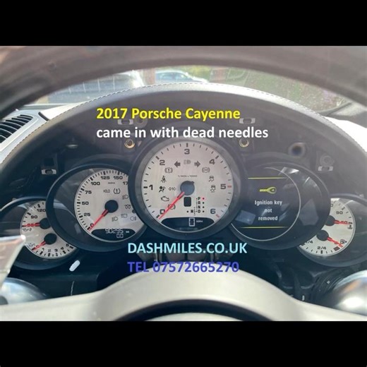 #shorts 2017 Porsche Cayenne Mileage Correction Cluster Swap Repair Mileage Mistake Problem