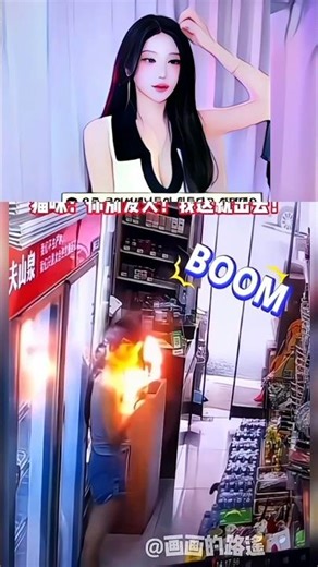 轟～😱When a girl secretly smokes a cigarette 😱#viral #reaction #ytshorts #shorts