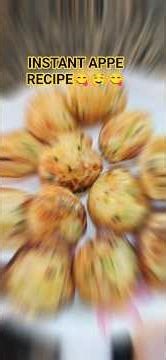 Crispy Suji Appe Recipe | 10 Min Me Healthy Nashta #shorts #food