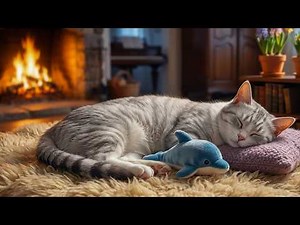 12 Hours Sleep Music for Cats 🐈 Calming Music for Cats - Sleep Music for Anxious Cats 🎵 No Ads