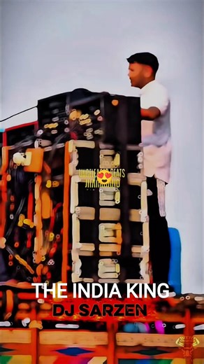 THE INDIA KING DJ SARZEN 👑 #djsarzen #djsarzenproduction #djsarzenking #djsarzenchandankiyari #short