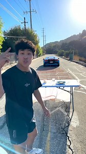 Table Pull Challenge With Lamborghini | Jojo Sim