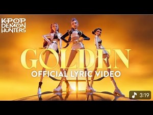 "Golden”Official Lyric Video । KPop Demon Hunters । Sony Animation