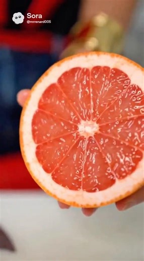 We taste test a grapefruit🤩 #short #grapefruit