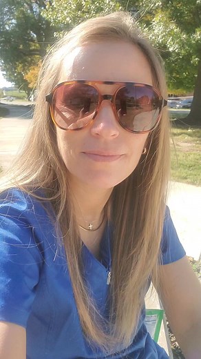Enjoying this beautiful view on my lunch break today. God is great! 🩷☀️ Love you, FB fam.🫶🏼 | Dawn Marie