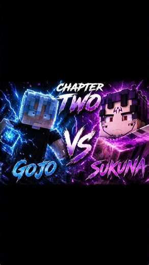 Minecraft Gojo vs Sukuna Final Battle 😱🔥 Chapter 2 Epic FIGHT#minecraft #gojo #edit
