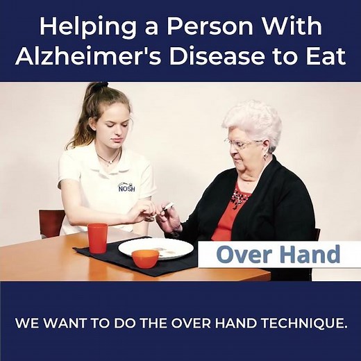 See How This Technique Is Helping People with Alzheimer's Eat! 🤗😉 #shorts