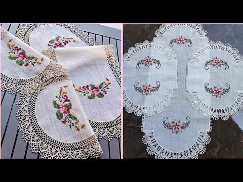 110 Fussion of Jute, Embroidery & Crochet Fillet Table Runner Pattern Ideas #crochet #diy #interior