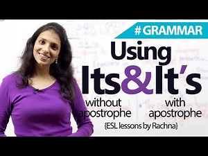 English Grammar Lesson - The difference between it’s and its.