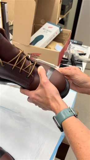 Red Wing - Milton, ON | Before ➡️ After = Protected. Drop in for a Tuff Toe application or grab a kit to go. 🛠️ Your boots will thank you! 🥾 #redwing_milton_on... | Instagram