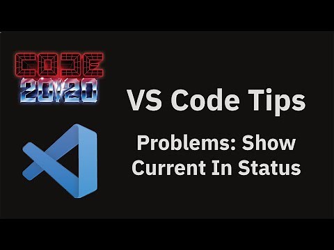 VS Code tips — Viewing problems in the status bar