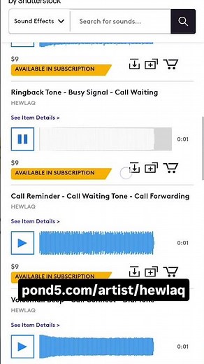 Telephone Sound Effects, Ringtones, Beeps, Dial Tones #sounddesign #soundeffects #pond5 #filmscoring
