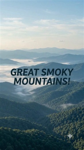🏞️ America’s Most Visited National Park! 🇺🇸 | Great Smoky Mountains #Shorts