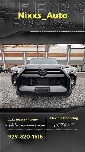 2022 Toyota 4Runner SR5 — 4x2 SR5 4‑dr SUV | For Sale in NYC