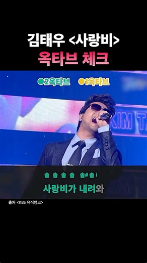 한때 남자고음의 대명사였던 노래 #김태우 #사랑비