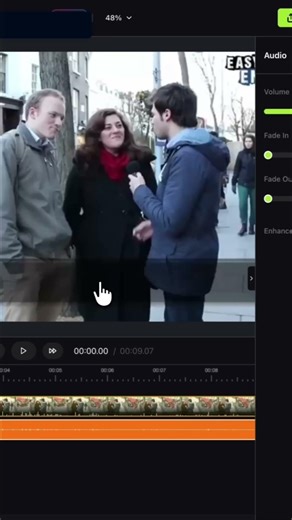 Removes background noise from your videos automatically with AI
